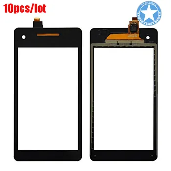 

10pcs/lot Front Cover Touch Screen Digitizer Panel For Sony Xperia VC LT25C LT25 4.3" with Black
