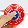 Fidget Spinner Captain américain en alliage d'aluminium, roulement rapide, araignée, Rotation gyro EDC ADHD, Anti-Stress ► Photo 1/6