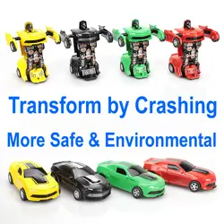 Новинка 4 цвета разбив трансформация модель автомобиля Робот Игрушки Мальчики образование DIY игрушки подарок
