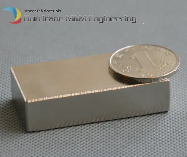NdFeB N50 Block 2"x1"x1/2" Wind Turbine Strong Neodymium