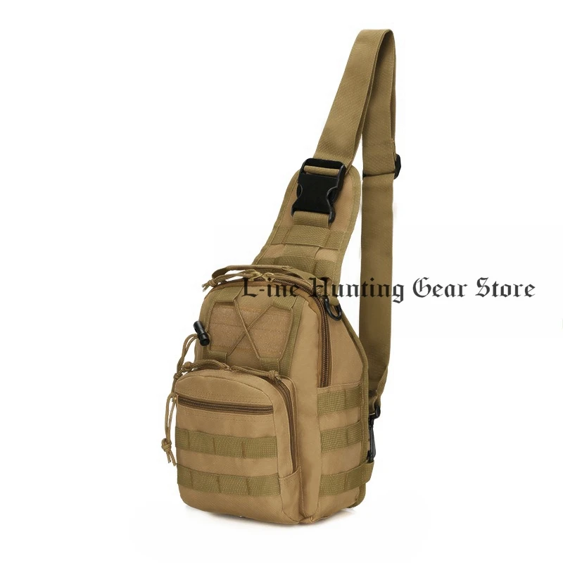 Армейский зеленый военный тактический крепеж рюкзак нагрудная сумка для путешествий через плечо сумка для охоты кемпинга рыболовные сумки - Цвет: Sand