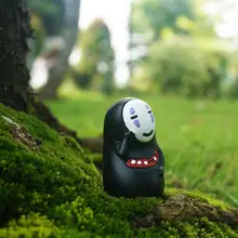 Миниатюрный Маленький забавный нелицевой человек, Ghibli фигурки сказочные Садовые принадлежности Террариум DIY аксессуары