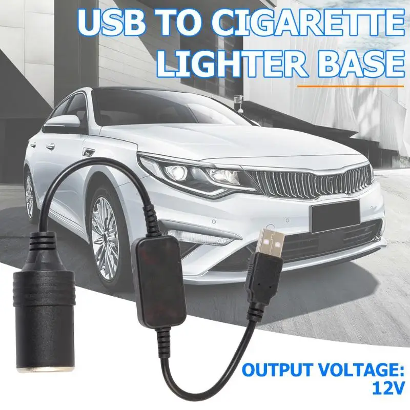 USB до 12 В автомобильного прикуривателя гнездо адаптера питание шнур для автомобильного видеорегистратора разъем высокого качества автомобильный кабель прикуривателя аксессуары