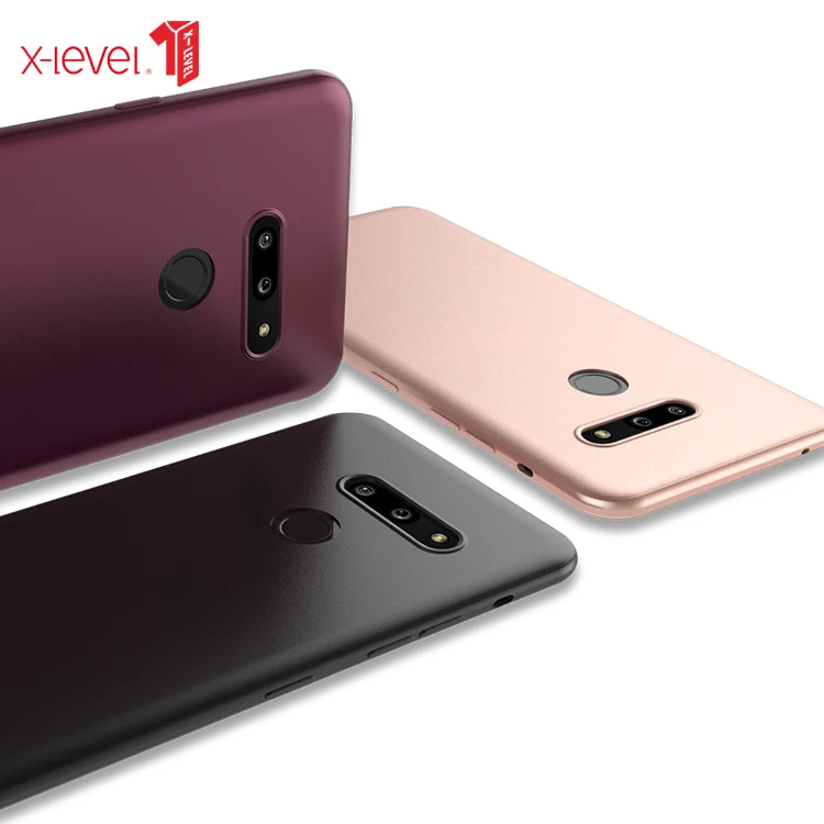 

X-Level Guardian series For LG G8 ThinQ G7 ThinQ Matte Silicone Phone Case For LG V40 ThinQ V50 ThinQ V30 Soft TPU Fitted Cover