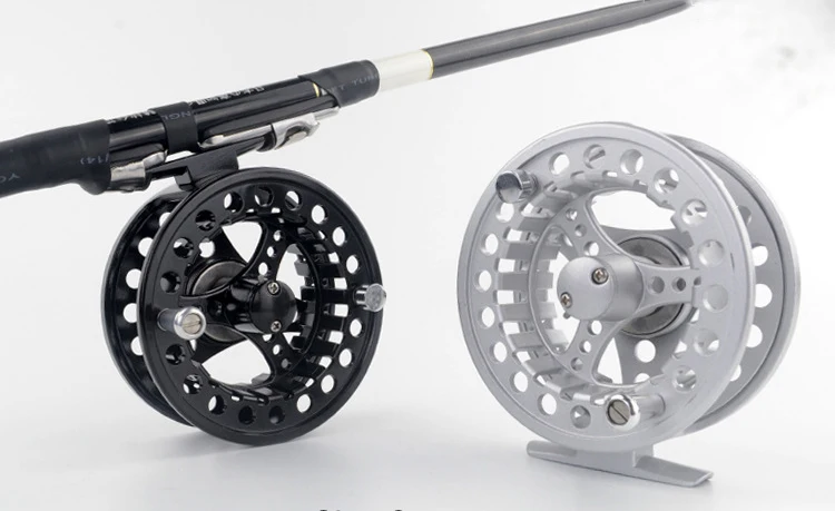 Fly Fishing Reel YZ75-56 78 910 CNC Diecast Machined Aluminum Alloy Fly Reel Large Arbor, LeftRight Handle Changable  (12)