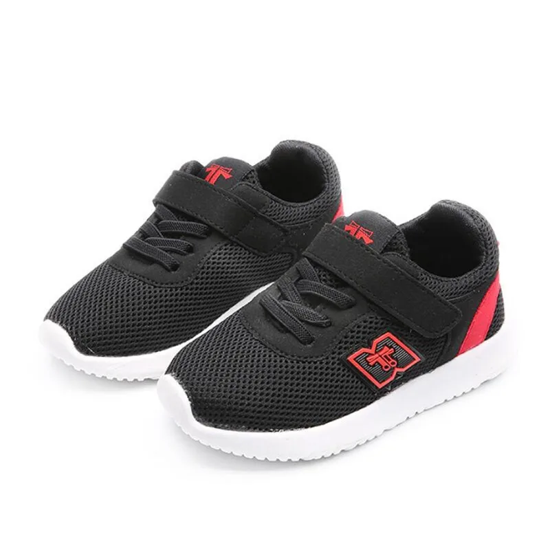 شبكة الأطفال أحذية 2019 الخريف جديد تنفس صافي الاطفال احذية الجري ل عدم الانزلاق الفتيان الفتيات عارضة أحذية رياضية الطفل طفل