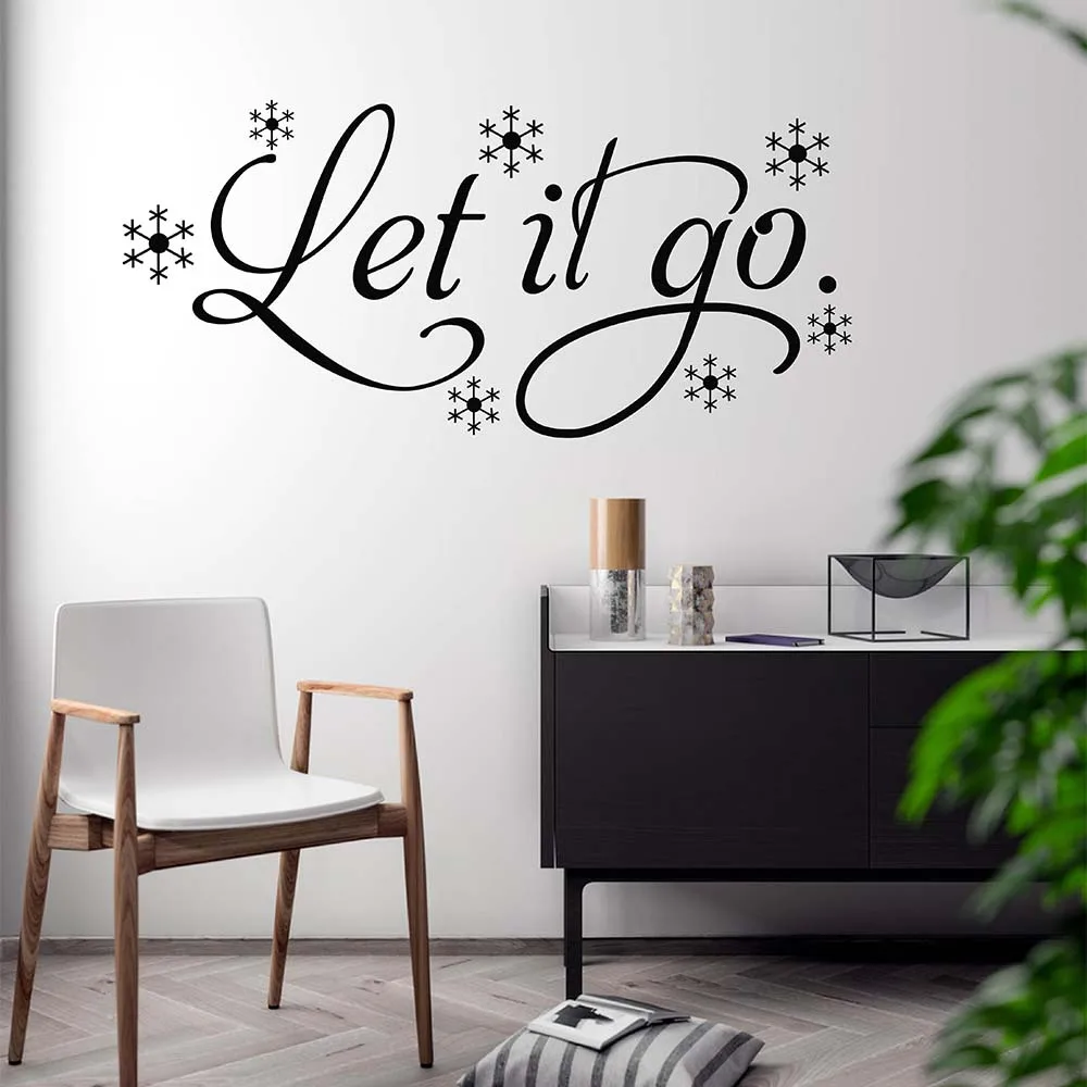 Let it Go Saying Frozen Song Quote Wall Decal Sticker for Livingroom Frozen Wall Decor Home Quotes Decor 8132Q Let it Go Saying Frozen Song Quote Wall Decal Sticker for Livingroom Frozen Wall Decor Home Quotes Decor 8132Q