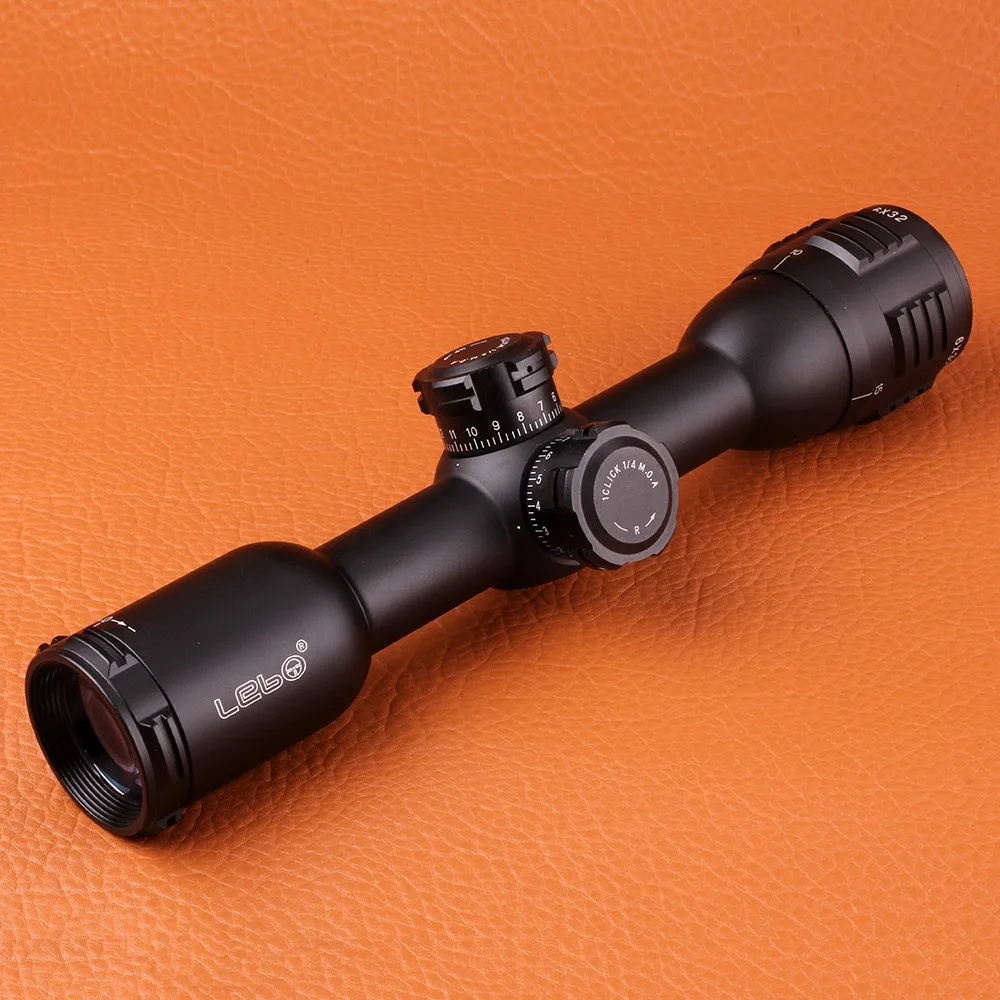 Hunting Equipment LEBO 6X32AO single tube Tactical airsoft Rifle Scope Optical Sight  2