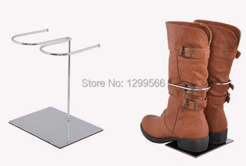 

Hot sale 5pcs fashion W-shape boots display stand matel high boots snow boots purse Shoe display stand holder rack C-29