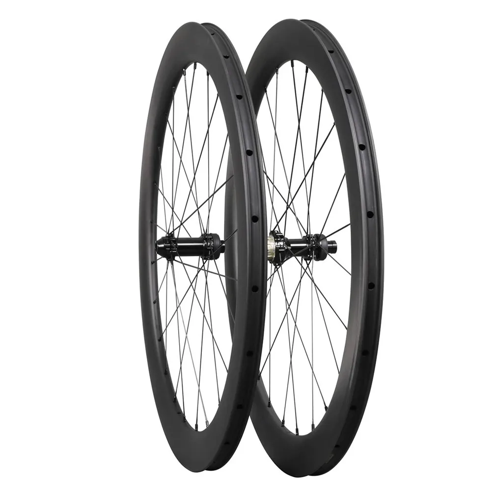 Can 700C карбоновые супер легкие колеса 55 мм clincher tubuless готовые циклокросс Дисковые