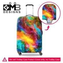 Цветной защитный чехол для багажа с защитой от пыли и растягивания для 18-30 дюймов, прочный чемодан