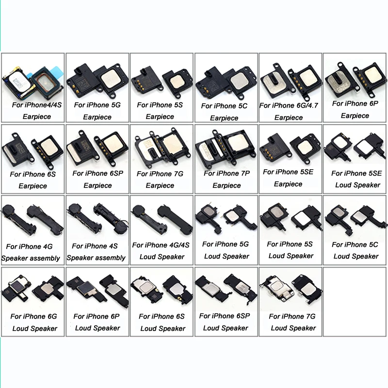 YKaiserin для iPhone 4 4S 5 5S 5SE 5C 6 7 8 / Plus динамик/громкий динамик + Кнопка громкости в сборе |