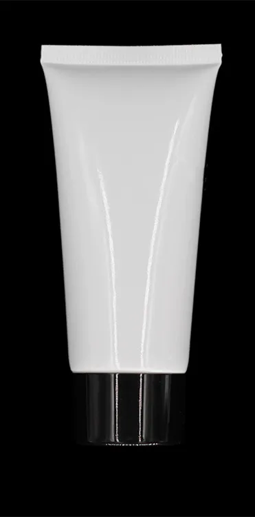 60ML60g 50 шт./лот Белый Мягкий Тюбик для косметики BB CC трубки крем для рук очищающий крем для лица контейнер, шампунь солнцезащитный крем пустая бутылка - Цвет: BlackA