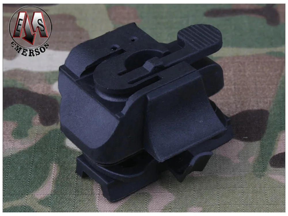Emersongear-Tactical-Hunting-Army-Airsoft-Wargame-FAST-Helmet-Accessories-Emerson-HL1-A-Light-Mounting-EM8850-Black (1)