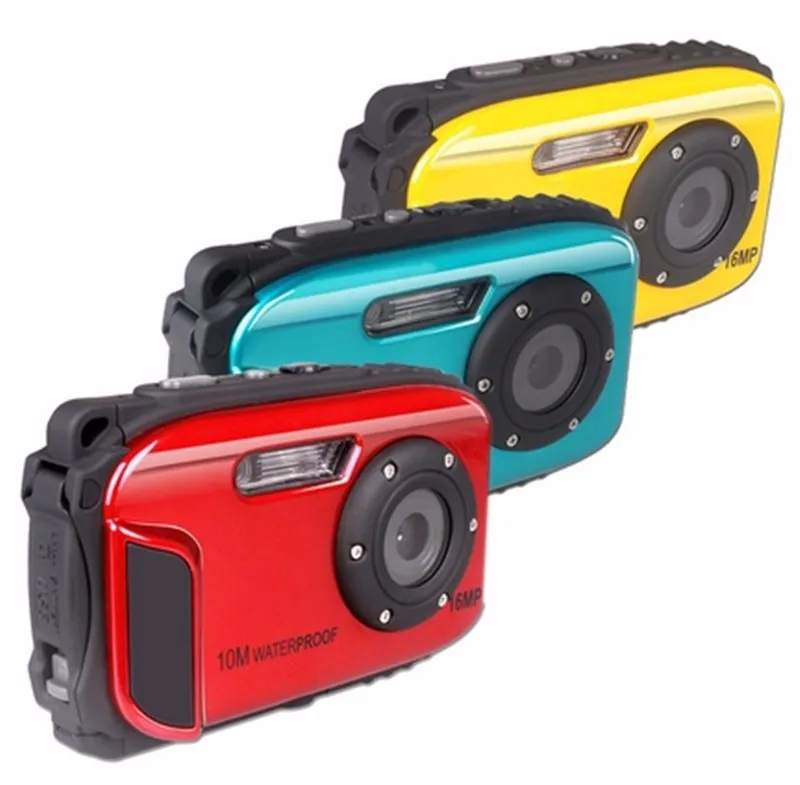 

Hot New 2.7inch LCD Anti-shake Cameras 16MP Digital Camera Underwater 10m Waterproof Camera+ 8X Zoom Video Camcorde