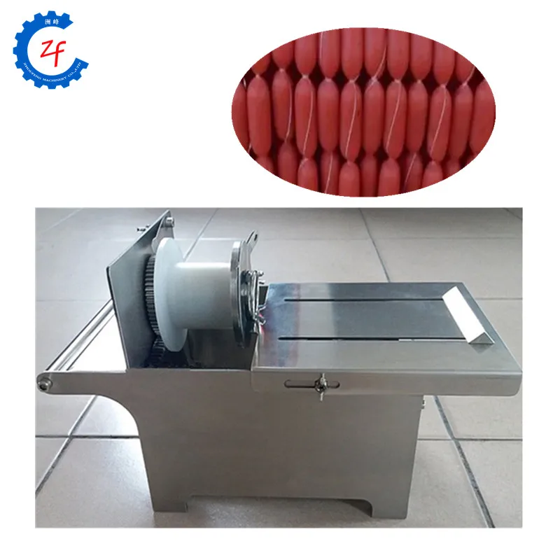 Commercial stainless steel manual sausage linking binding machine for manufacturing sausage v2 carton pallet electric binding tools rechargeable lithium battery powered automatic strapping machine