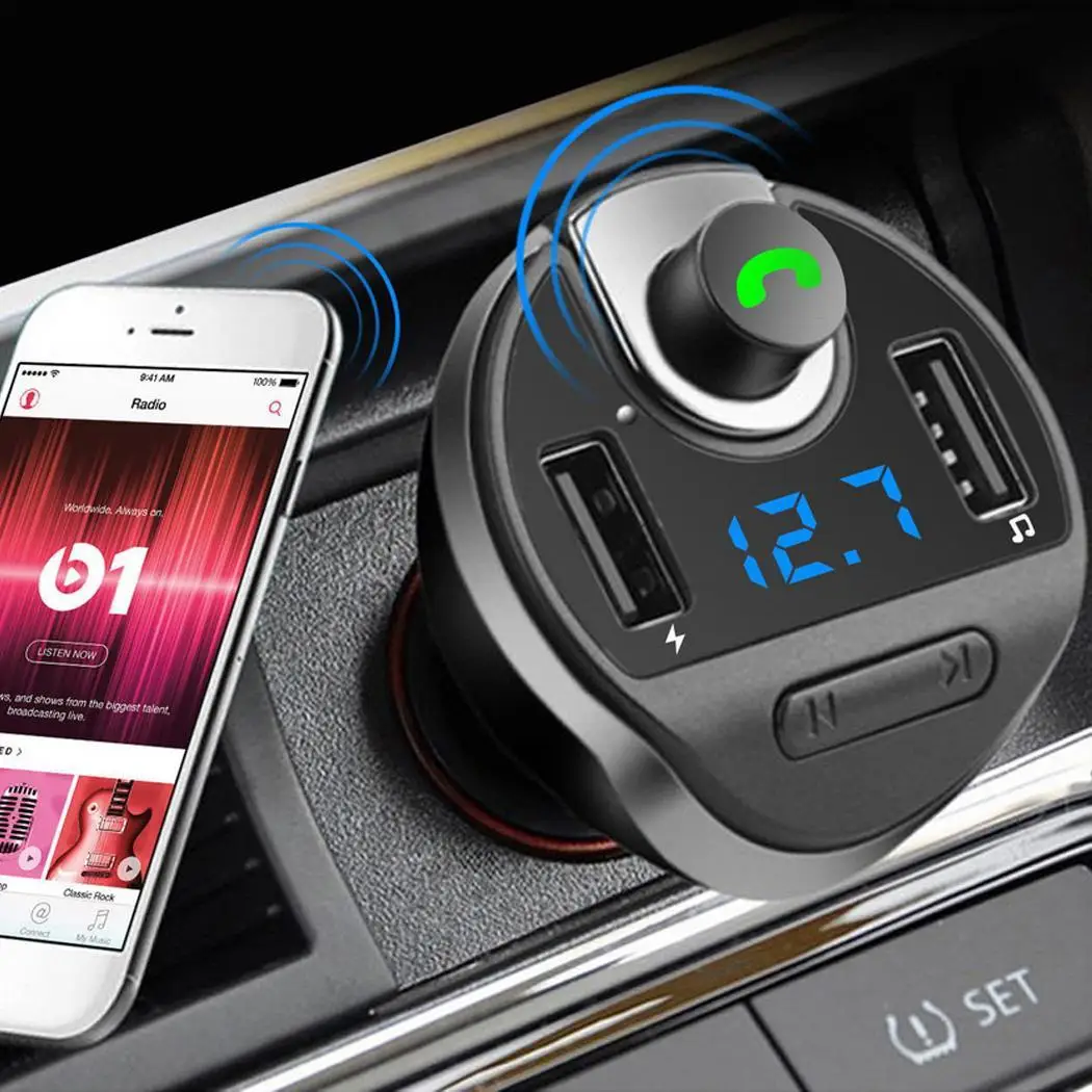 USB Car Kit FM Transmitter Wireless Multifunction Car MP3 Player