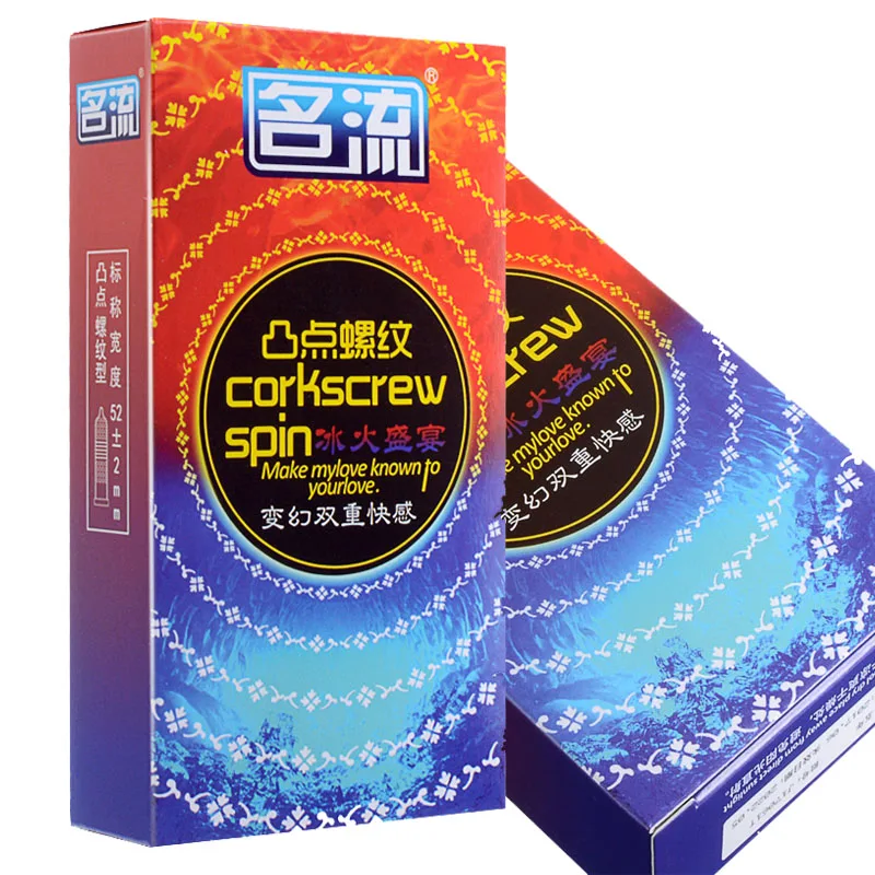 PERSONAGE 30Pcs Fire Ice Condom Bump Thread Texture G Spot font b Sex b font products