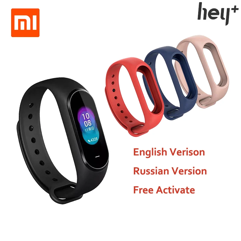 

EN/RU Version Xiaomi Hey Plus Smart band Multifunction NFC Heart Rate Monitor Hey Plus Smart Watch Fitness Tracker Bracelet