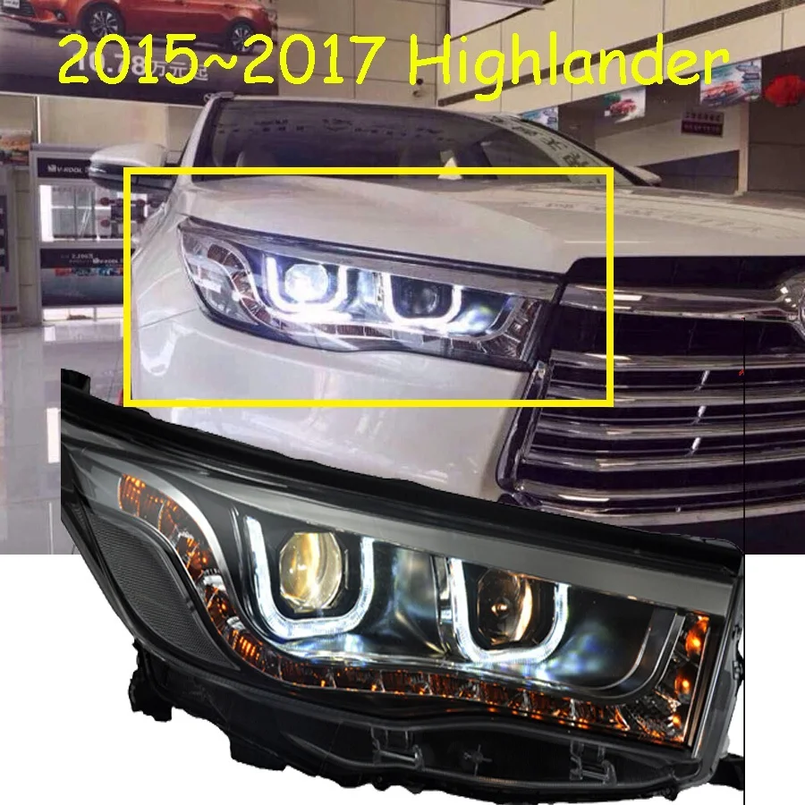 Free Ship 2017 2016 Toyota Highlander Headlight With Xenon Projector Free Ship 2017 2016 Toyota Highlander Headlight With Xenon Projector Lens Hid Director Light U Ccfl Optional Ballast Good In Car Embly From