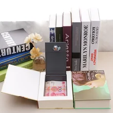 Special Offers Secret Book Hidden Piggy Bank Security Safe Key Lock Cash Money Locker Box