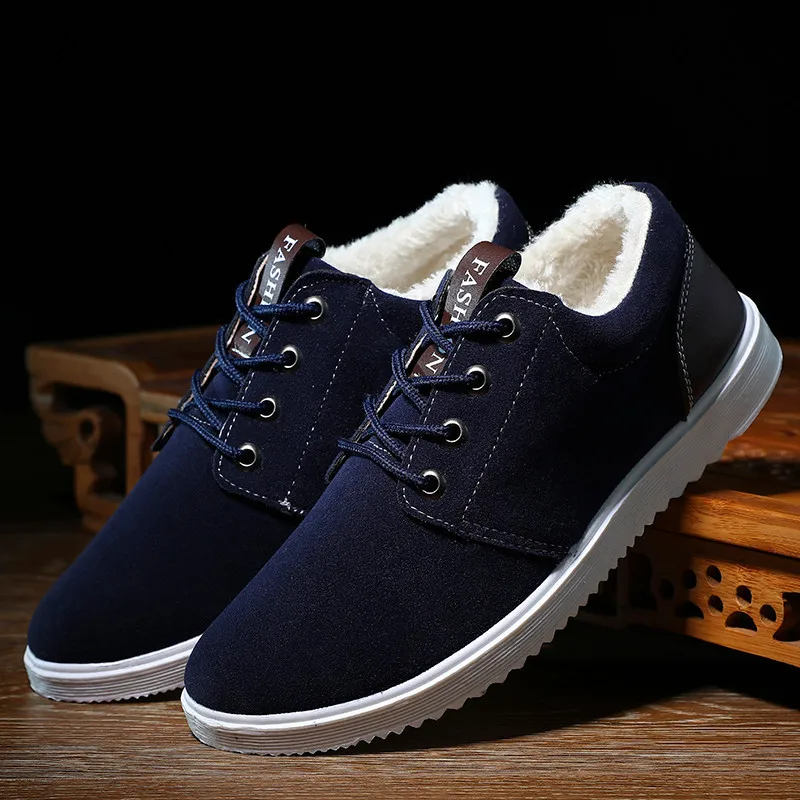 

Plus thickening autumn winter outdoor leisure men boots warm tooling cotton shoes England boots men's shoes snow bootsmenboots