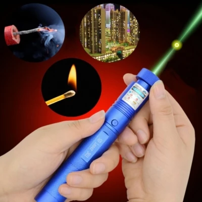 Jshfei الأخضر مؤشر ليزر عالية الطاقة 532nm قابل للتعديل التركيز 2 في 1 مشكال الليزر القلم Jshfei الأخضر مؤشر ليزر عالية الطاقة 532nm قابل للتعديل التركيز 2 في 1 مشكال الليزر القلم