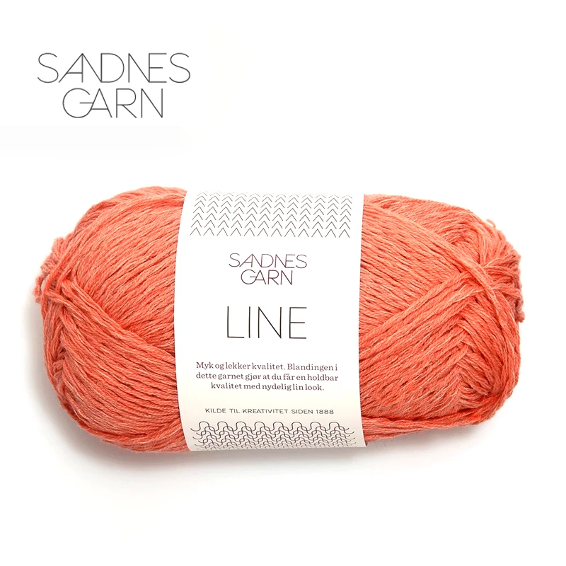 1*50 г мяч Sandnes Garn Line пряжа летняя рукоделие ручная вязка средняя толстая для