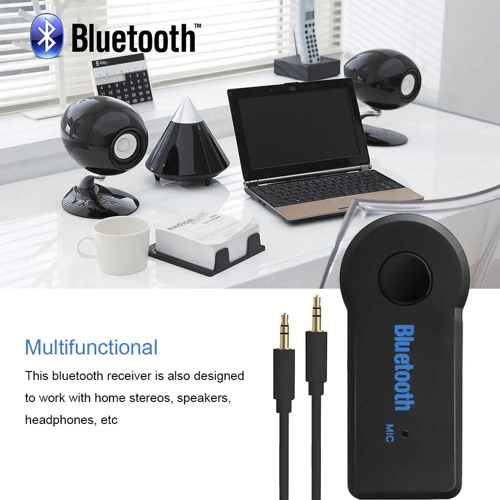 HGDO Handsfree Bluetooth приемник Динамик Приемник вспомогательный AUX автомобильный