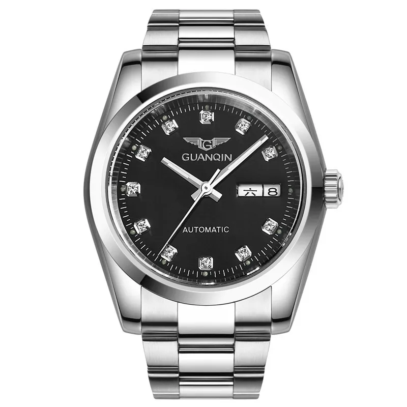 GUANQIN Watch Men Date Water Resistant Automatic Self-Wind Mechanical Wristwatches Luxury Man Watch 2017 Small Men's Watches (26)