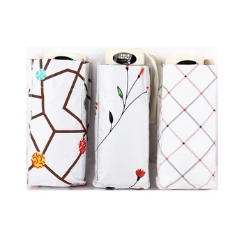 

Elegant Anti-UV Woman's Umbrella Rain flat 5 Fold female Umbrellas Small Pocket Rainy Sunny Umbrella Parasol Paraguas guarda