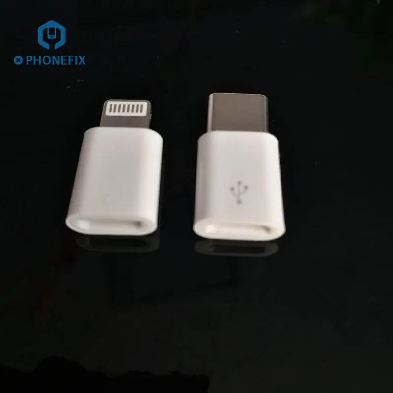 Конвертер для электронного зарядного устройства Android Micro USB для Apple Lightning type-C кабель для передачи данных адаптер для конвертера