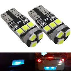 WLJH 8x Ice Blue Чистый белый 2835 SMD T10 W5W автомобилей светодиодные внутренних дел посылка для Honda Accord Coupe 1998 1999 2000 2001 2002