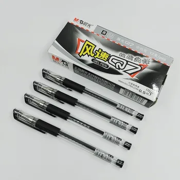 

[M&G] (6 Pieces/Lot) Classic Office Supplies Bullet Tip 0.5 mm Black Gel Ink Pens For Schools Students Stationery Q7