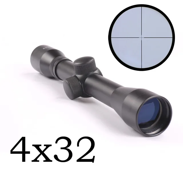 

Hunting Optics Sight Scope 4X32 Duplex Reticle Riflescope Caza Air Rifle Gun Scope With 25.4mm Rail Mount