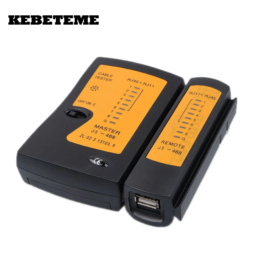 KEBETEME Профессиональный RJ45 USB сетевой кабель провод ТЕСТЕР Ethernet LAN Сетевой тестер