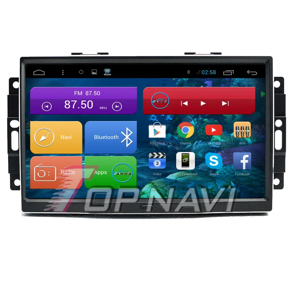 

Topnavi 9" Quad Core Android 6.0 Car GPS Navigation for Chrysler 300C Old Autoradio Multimedia Audio Stereo,NO DVD