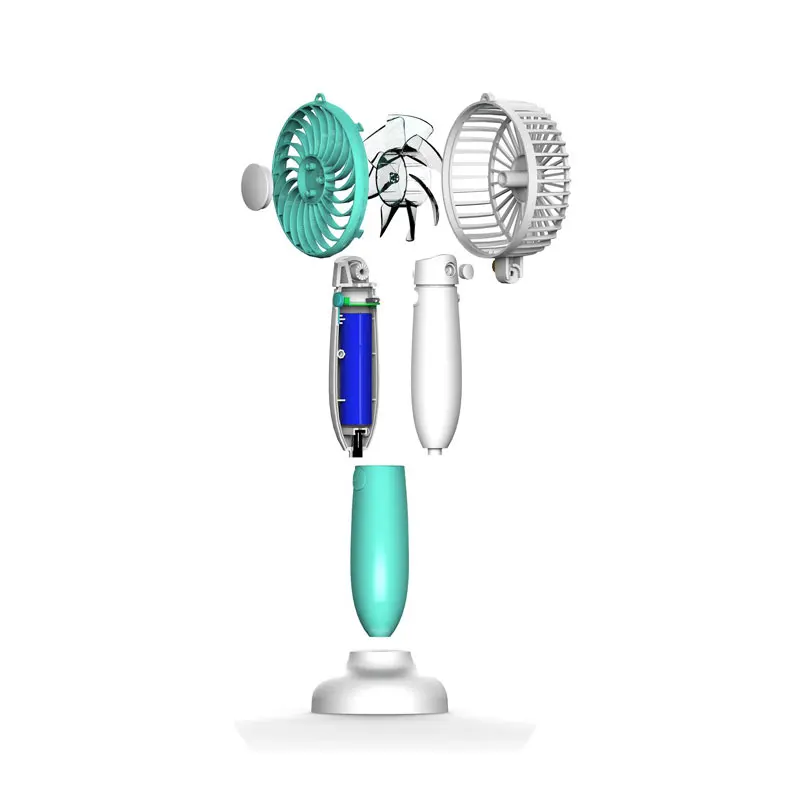 Ventilador del USB de mano aire acondicionado con batería recargable tabla mini portátil ventilador de refrigeración ventilador para el hogar