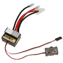 Nuevo estilo 320A controlador de velocidad del motor ESC cepillado para coche eléctrico RC 4,8-7,2 V camión Buggy barco y barco R/C Hobby D2 pieza de control remoto