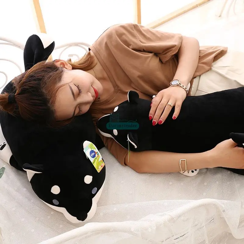 Dorimytrader New Pop 100cm  Big Soft Animal Akita Plush Toy Pillow 39inches Stuffed Cartoon Anime Shiba Inu Dog Doll Great Gift DY61612 (6)_1