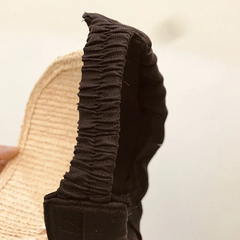 Женская плетеная шляпа с широкими полями Raffia летняя соломенная гусиным языком
