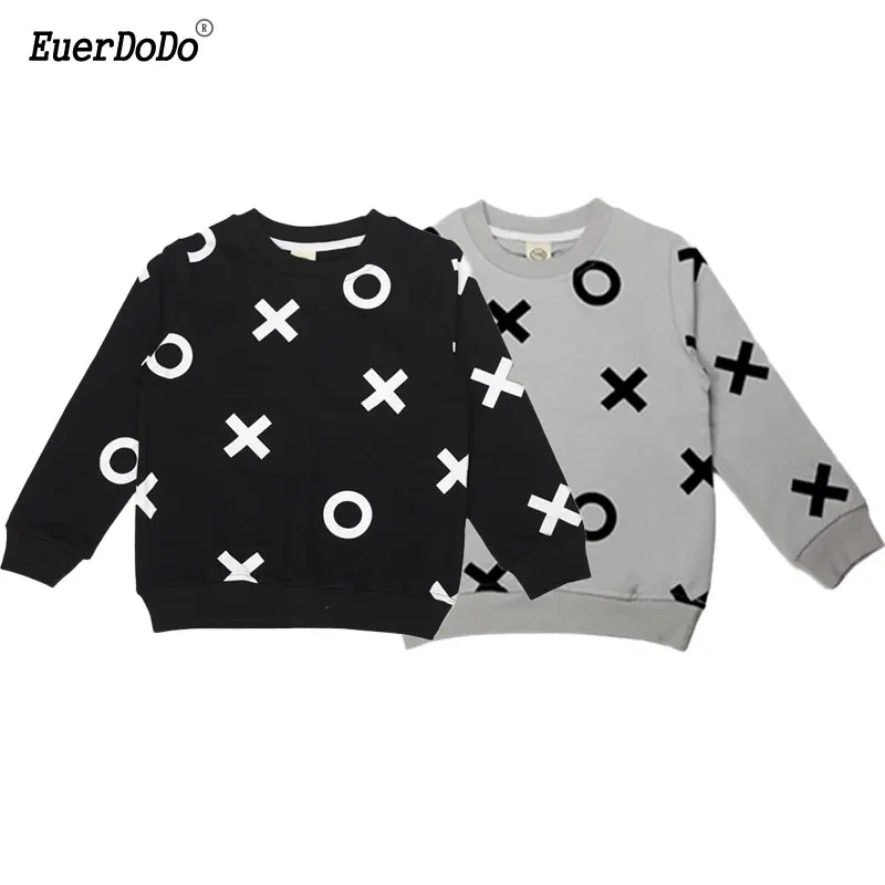 

2018 Autumn Boys Sweatshirts Long Sleeve Tops For Kids Children T-shirts School Baby Outerwear 1-6T Tees