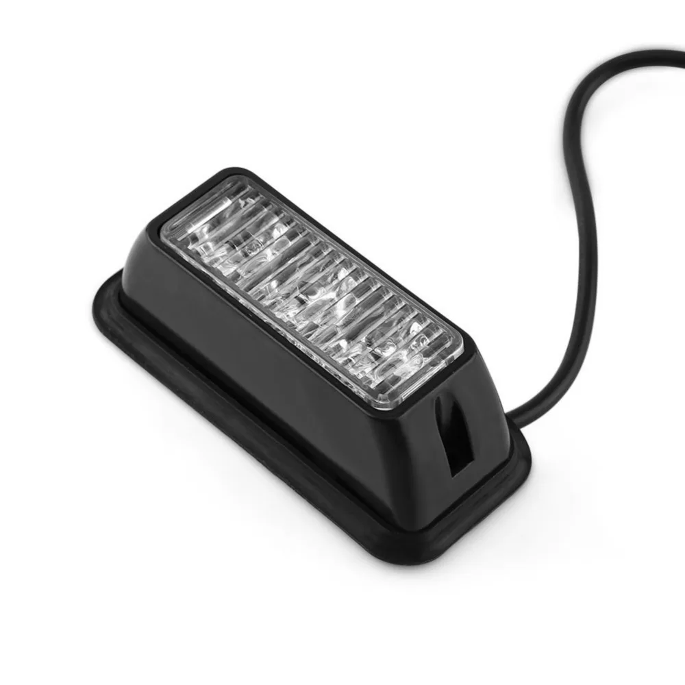 (2 шт./лот) DC12V/24V 3 LED водонепроницаемый желтый красный синий белый зеленый