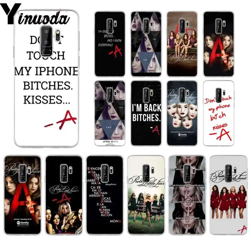 Yinuoda Pretty Little Liars PLL TV Show Новинка чехол для телефона Fundas samsung galaxy S7 edge S6 plus S8