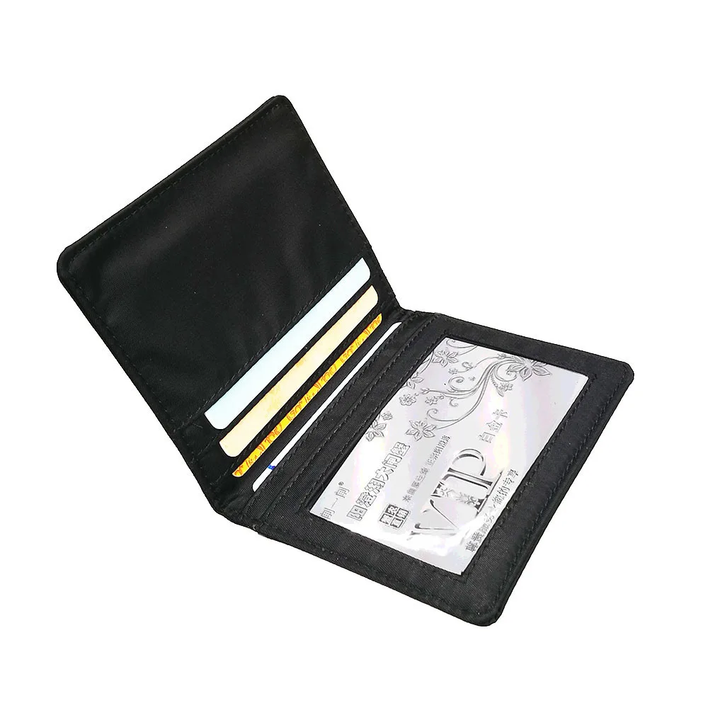 Ultra Thin Nylon Mini Drivers License Card Holder Cover Slim Small Casual Plastic Credit Bank ID Card Case For Men Women