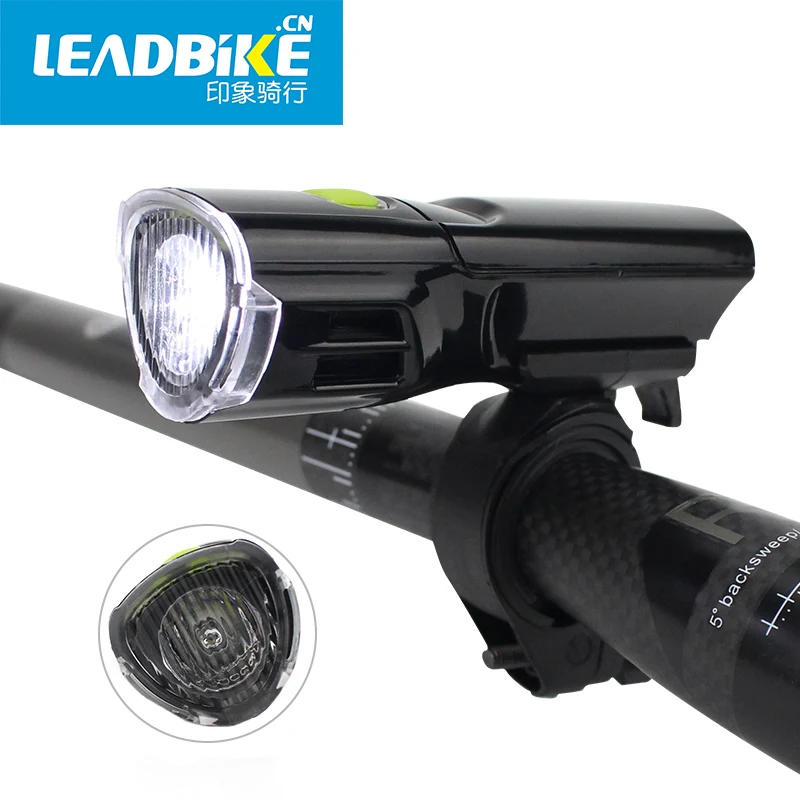 LEADBIKE Bike Front Light 3W LED Mountain MTB Safety Warning Bicycle