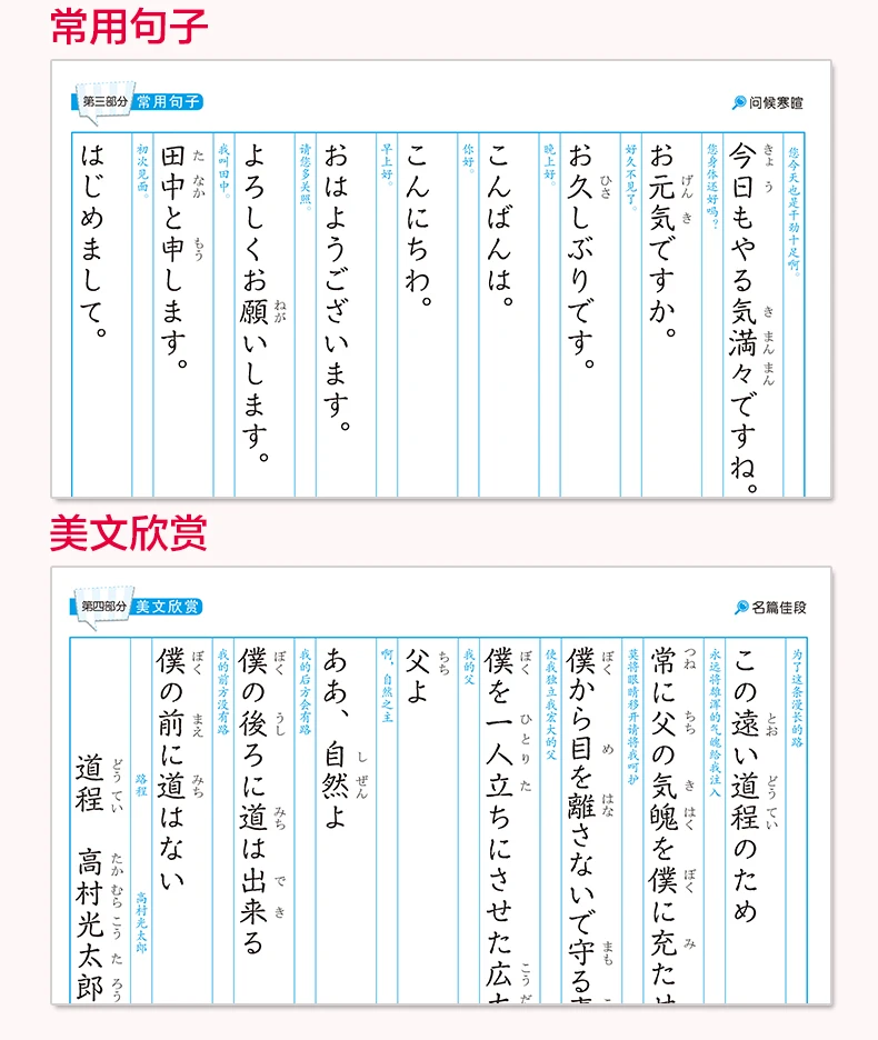 Нулевое Стартовое стандартное японское письмо для рукописного письма для начала японское слово паста японский почерк копия копировальная книга