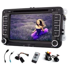Sistema de Navegación GPS Reproductor de DVD Del Coche Logo Estéreo Para VW Volkswagen PC Sub iPod Bluetooth Autoradio de Radio En El Tablero Receptor Auto