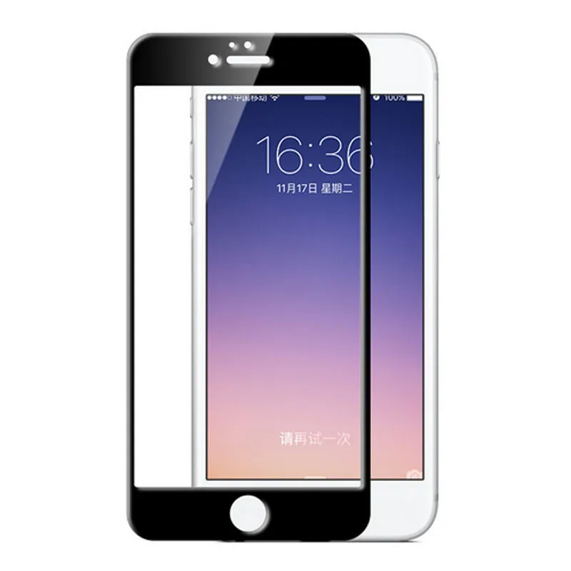 Полное покрытие из закаленного стекла для iPhone XS Max XR X 8 Plus 7 6 6S 6Plus 9H защитная