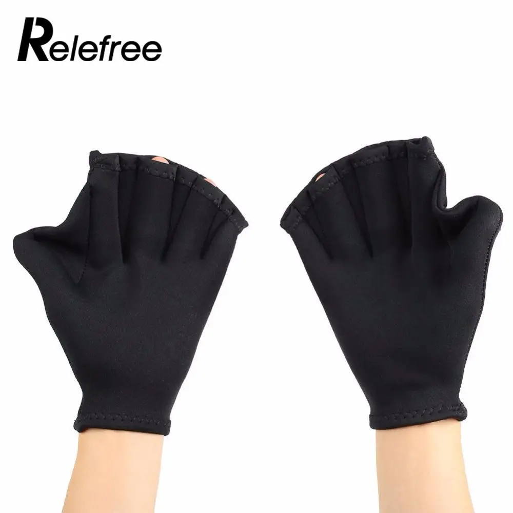 relefree High Quality Swimming Diving Training Hand Flippers Swim
